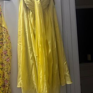 Signature by Sangria Sunny Yellow Dress